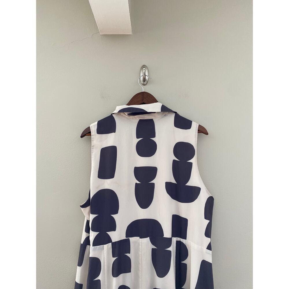 HUTCH V-Neck Wrap Dress in Black and White Size Women's 2X - Picture 9 of 12